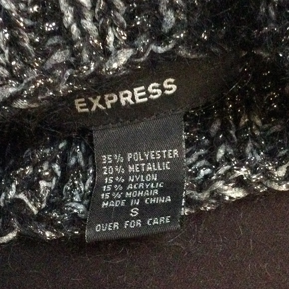 Express turtleneck Glitter sparkle sweater - Picture 6 of 6